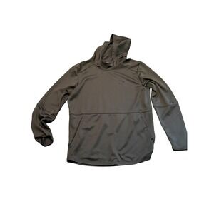 Under Armour Men's Loose Fit Hoodie Gray Long Sleeve Tech Pouch Pocket LG